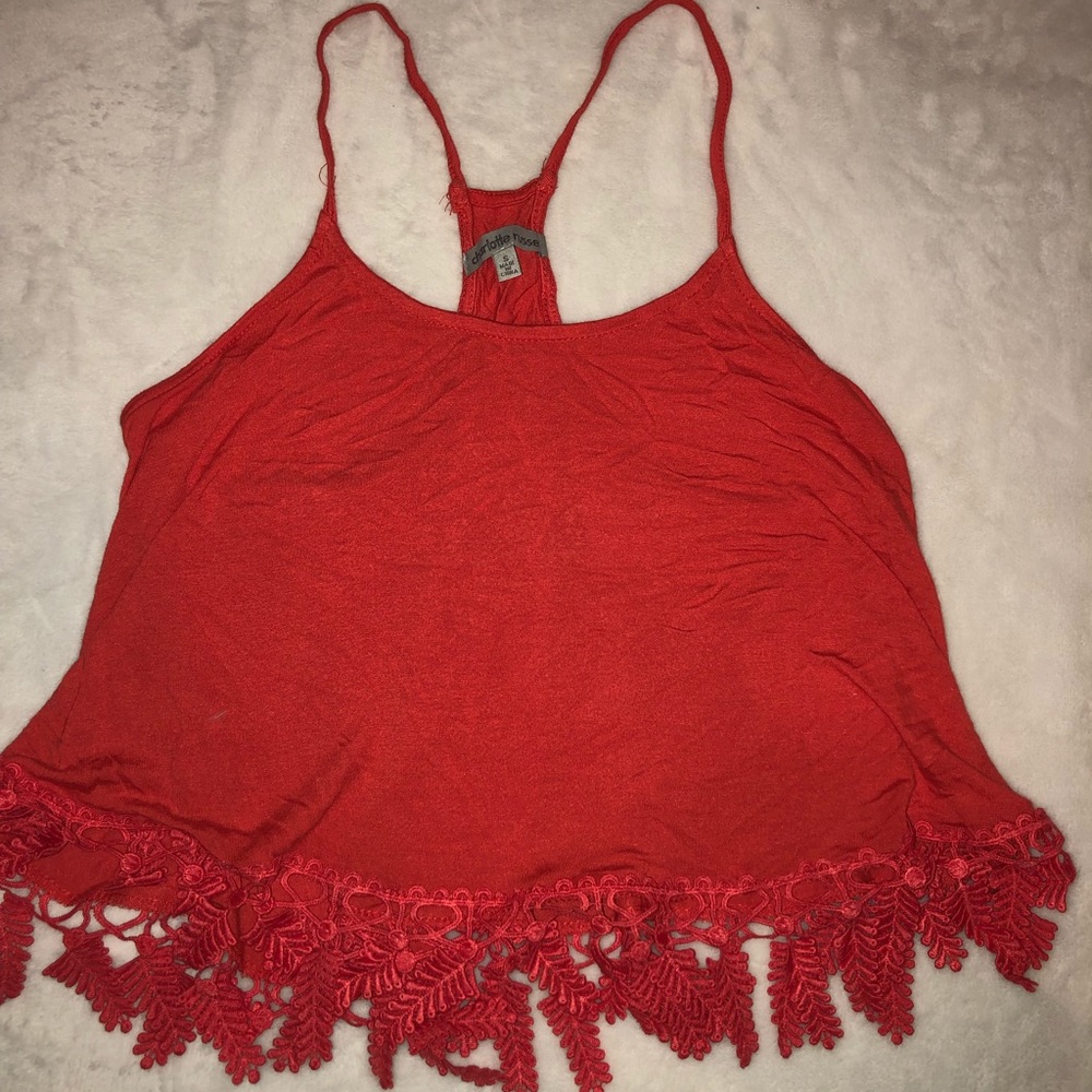 Charlotte Russe Razor Back Tank Top